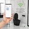 Anzzi Echo Elongated Smart Toilet Bidet in Matte Black with Auto Open, Auto Flush, Voice and Wifi Controls TL-ST950WIFI-MB - alternate 6